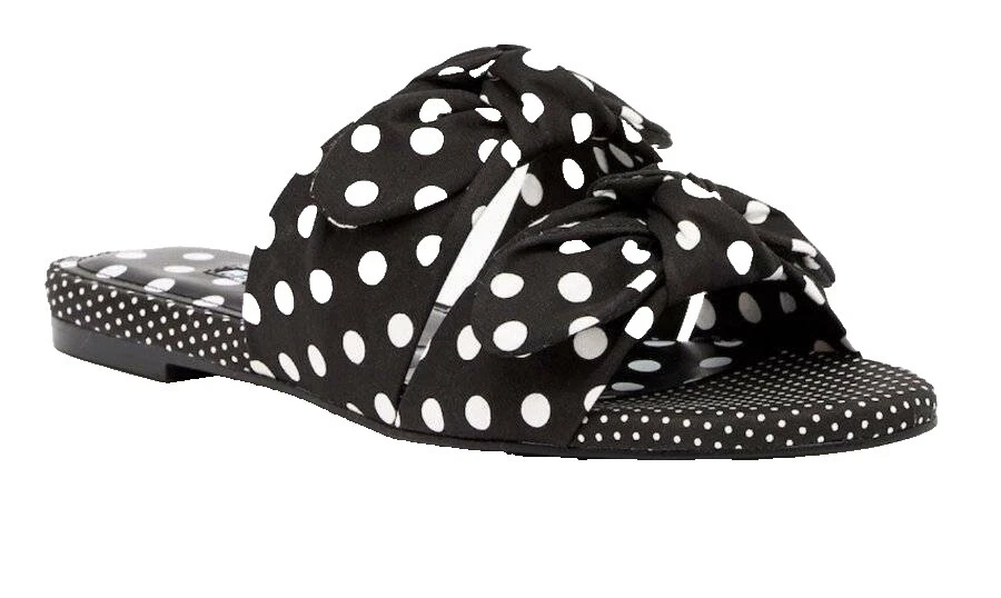 Bow Polka Dot Casual Sandals for Women