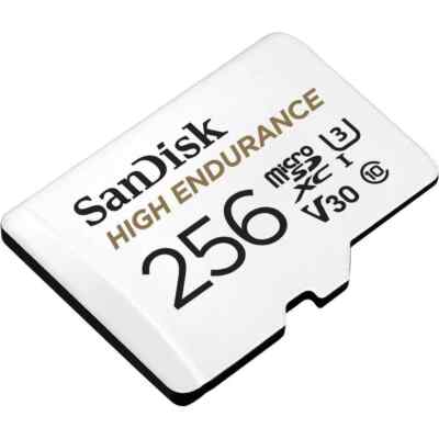 SanDisk 256GB High Endurance Micro SDXC Karte IP Cams & Nextbase Dash Cams UK