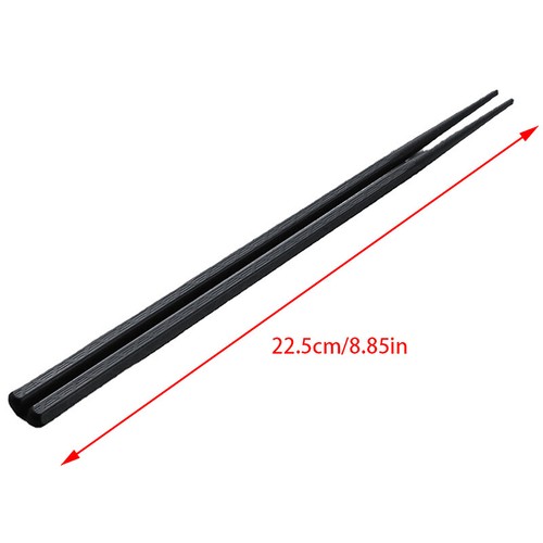 1 Pairs Alloy Chinese Chopsticks Food Japanese Sushi Sticks Reusable Non Slip - Imagen 2 de 10
