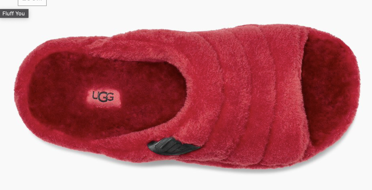 NEW UGG MENS FLUFF YOU Faux Fur & Sheepskin Slippers - SAMBA NEW UGG MENS FLUFF YOU Faux Fur & Sheepskin Slippers - SAMBA