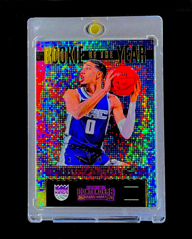 TYRESE HALIBURTON ROOKIE DISCO REFRACTOR SP Insert Rare Holo 2020-21 - PACERS - Image 2 of 4