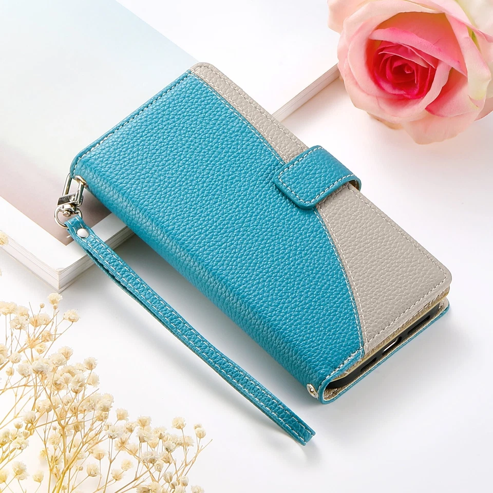 Zipper PU Leather Card Wallet Bag Case For Samsung Galaxy A73 A72 A71 A06 A05s - Image 3 of 4