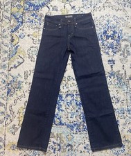 Lip Service Denim Jeans 26 x 30 Skull Buttons Goth Emo Rockaway