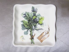 Effetti d’Arte Prezzemolo Parsley Square Salad / Dessert / Appetizer Plate Italy