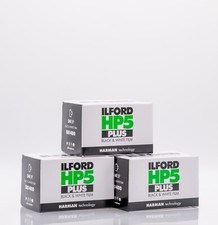 Ilford HP5 PLUS 400 Black and White 35mm Film 24 Exposures, 3-Pack 