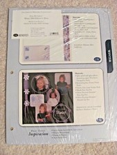 NEW CREATIVE MEMORIES WINTER PAGE PATTERNS 2004 PAGE TITLE SCRAPBOOK IDEAS NLA