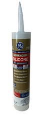 GE Advanced Silicone Caulk for Kitchen  Bathroom - 100 Waterproof Silicone Sea