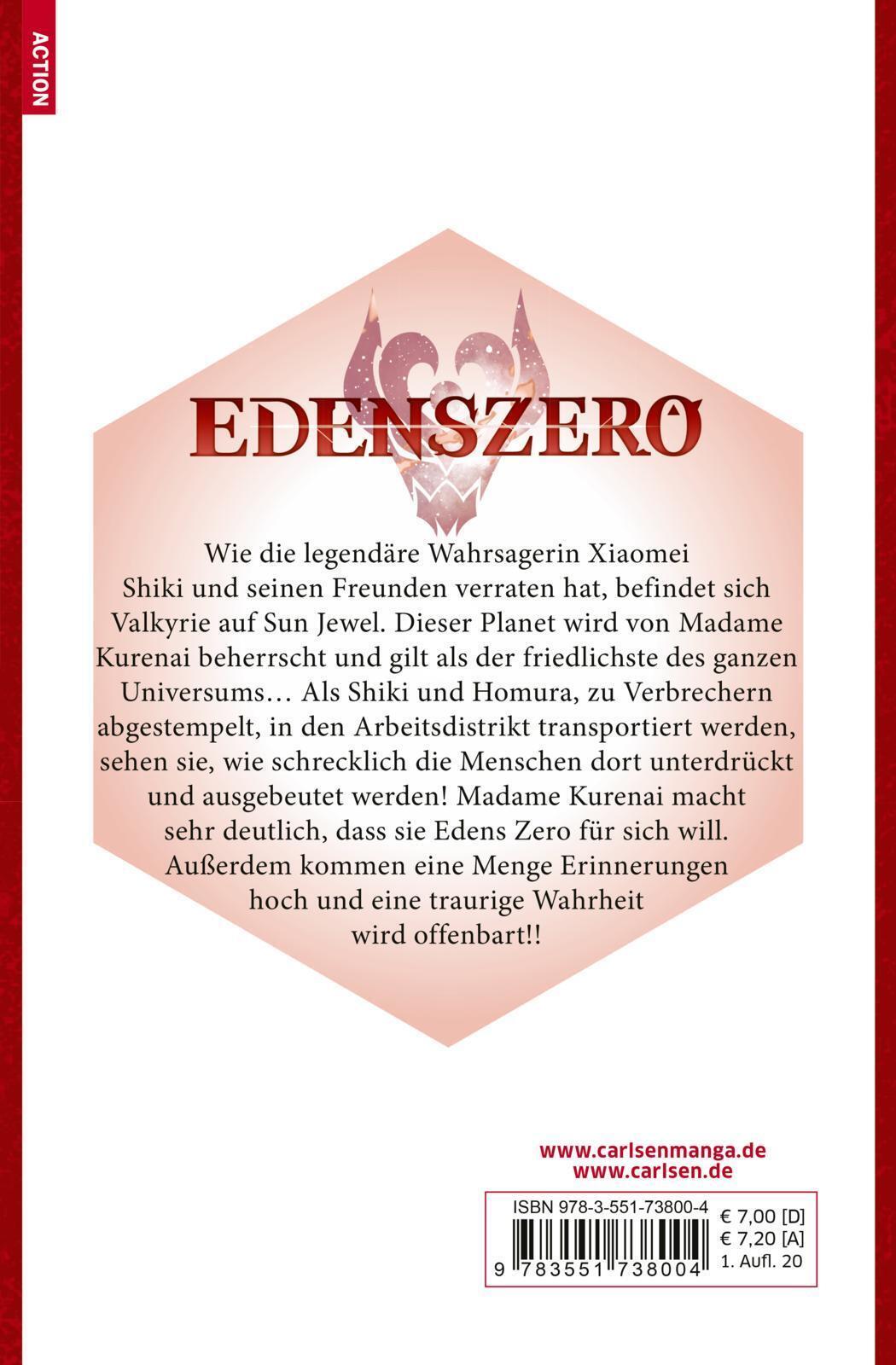 Thumbnail - Hiro Mashima | Edens Zero 7 | Taschenbuch | Deutsch (2020) | Edens