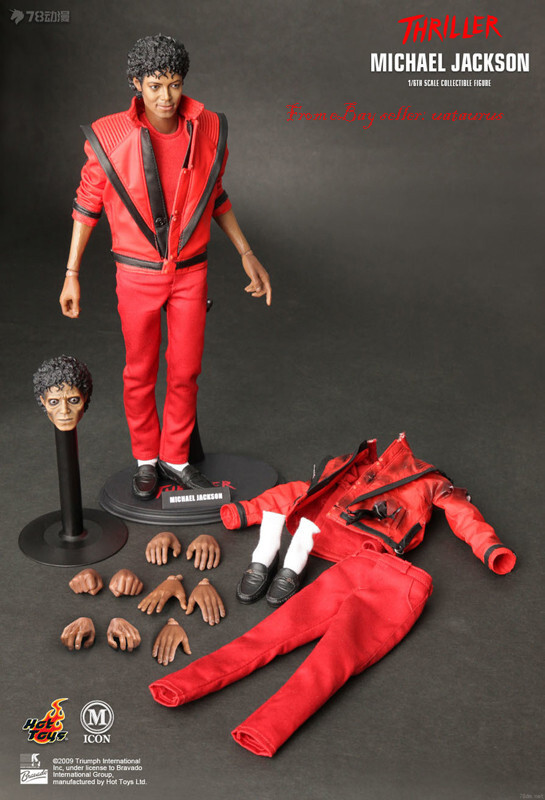 美品 ホットトイズ Michael Jackson（Thriller版） Perfect Hot Toys 1/6 Mis09 Michael Jackson (Thriller Version