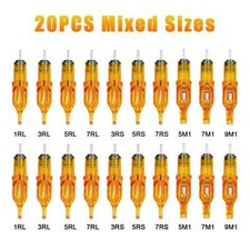 20PCS/lot Tattoo Needles Micropigmentation Permanent Make-Up Lips Microblading