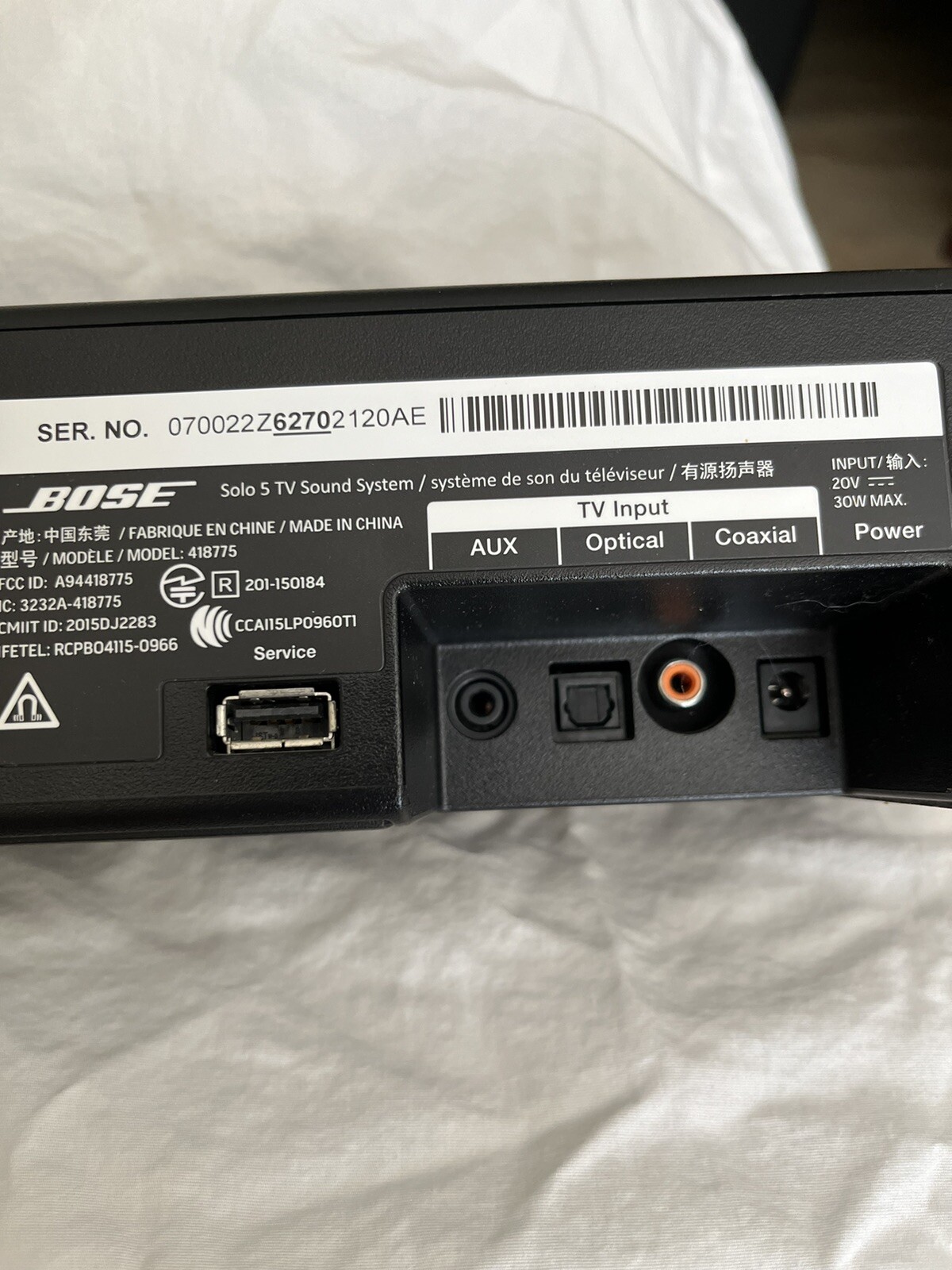 bose solo 5 tv sound bar eBay