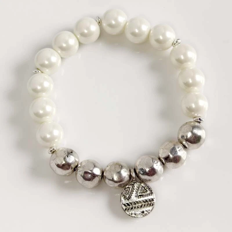 Nuevo Brazalete Elástico de Cuentas Marca Lucky Regalo De Colección Mujeres Fiesta Vacaciones Joyería Foto 3 de 4