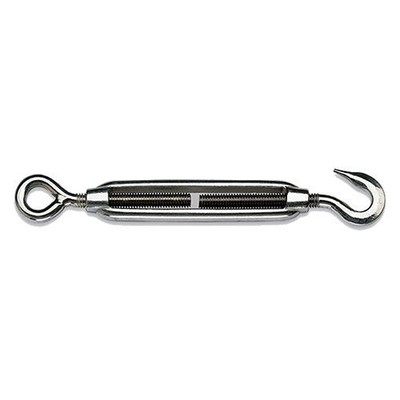 Tenditore ad occhio e gancio 10 mm