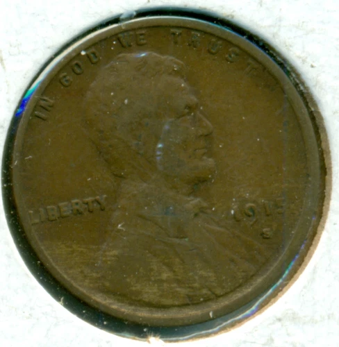 1915-S LINCOLN CENT, VERY FINE, GREAT PRICE!