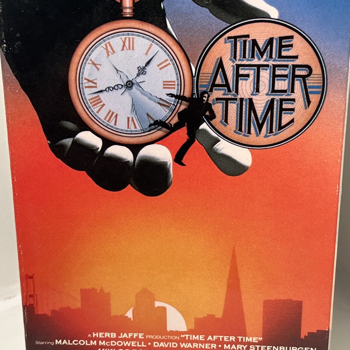 Time After Time (VHS) HG Wells VS Jack the Ripper Malcolm McDowell 