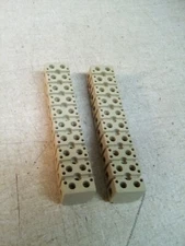 Lot Of 2 Klemsan PSK 2/10 Terminal Strip TSE-EXEII 6mm 47A 660V