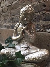 Beautifully Detailed Resting Buddhas Statue For The Home Or Garden. From Sius