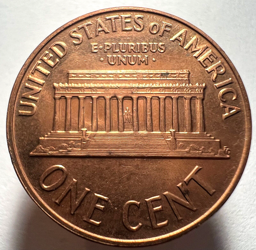 1962 D Lincoln Memorial Cent-"Doubled Die Obverse Variety"-(1DO-004)-Gem/BU/Red - Picture 4 of 4