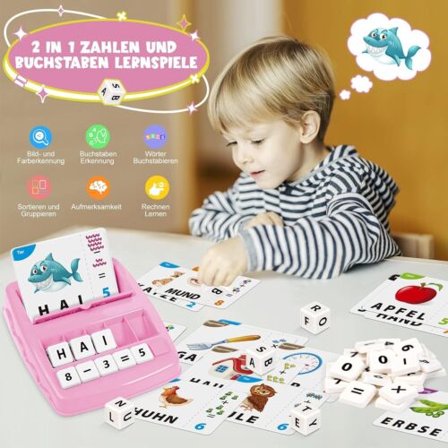 Joozmui Buchstaben Lernen Spiele, Mädchen, Junge Kinderspielzeug ab 3-6 Jahre - Bild 2 von 7