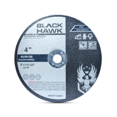 100 Pack - 4'' x 1/16'' x 3/8'' Cut-Off Wheels for Die Grinder Metal Cutting Disc