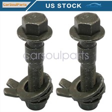(2 Bolts) FRONT CAMBER ALIGNMENT 16MM ADJUSTABLE CAM BOLTS KIT for MANY MODELS