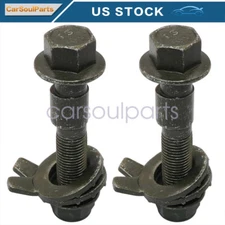 (2 Bolts) FRONT CAMBER ALIGNMENT 16MM ADJUSTABLE CAM BOLTS KIT for MANY MODELS