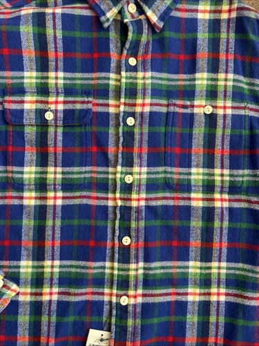 Polo Ralph Lauren Classic Fit Plaid Flannel Workshirt Multicolor Medium - Picture 5 of 12