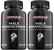 Animale Male Supplement Pills - Support Men's Daily Stamina & Energy - 2 Bottle