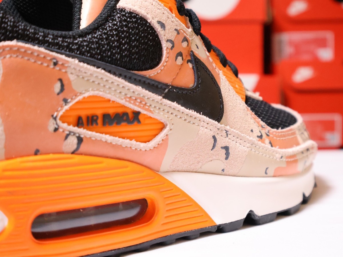 Nike Air Max 90 PRM Bio Beige Safety Orange Phantom Black IF1721 