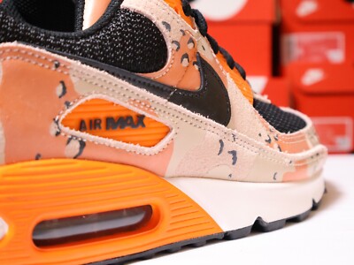 Nike Air Max 90 PRM Bio Beige Safety Orange Phantom Black IF1721 