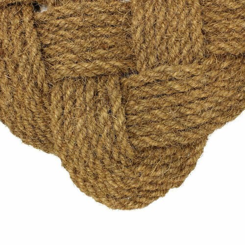 Hand Made Door Floor Mat Indoor Outdoor Knotted Rope Coir 45 x 75cm - Picture 6 of 9