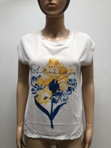 T-shirt Femme Salsa  Taille S  Couleur Blanc   Neuf!!! - 第 1/7 張圖片