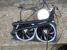 T V Rheinland 240mm 2x 120mm AIO CPU Liquid Cooler intel LGA 1700