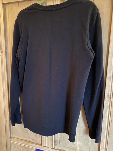 SUDADERA JACK JONES Cuello Redondo Jumper Negra Talla Grande Nueva - Imagen 2 de 3