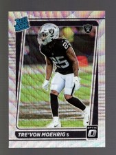 2021 OPTIC PREMIUM BOX SET WAVE PRIZM #271 TRE'VON MOEHRIG RC 71/299 CORNER DING