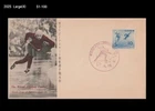 Winter Sports,Speed Skating,World Skating Championships,Japan 1954 FDC,Cover