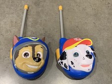 Nickelodeon Paw Patrol Walkie Talkies Chase and Marshall Set Of 2 Works