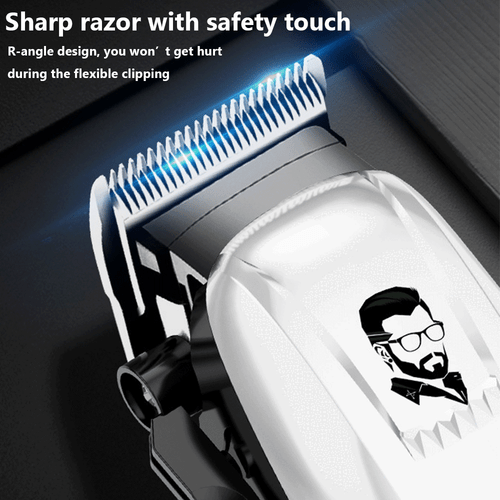 Kits de recortadora de pelo profesional Kemei-232 hoja en T máquina de corte para hombre - Imagen 4 de 13