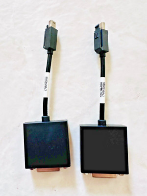 Two 91008580 Mini Display Port to DVI Adapter Cable HDPMI-0004 NEW