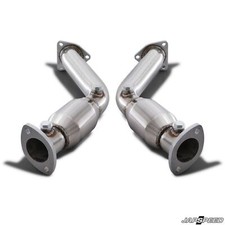 JAPSPEED 200CPI SPORTS CAT STAINLESS EXHAUST DOWNPIPES FOR NISSAN 350Z 03-05