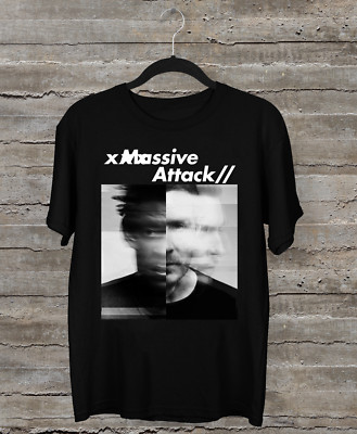 NEW Massive Attack 2025 Tour Short Sleeve Cotton Black All Size T-Shirt AE409