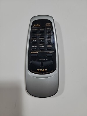 TEAC RC-782 Digital Audio Compact Hi-Fi System Remote Control, 3 Disc Unit, used