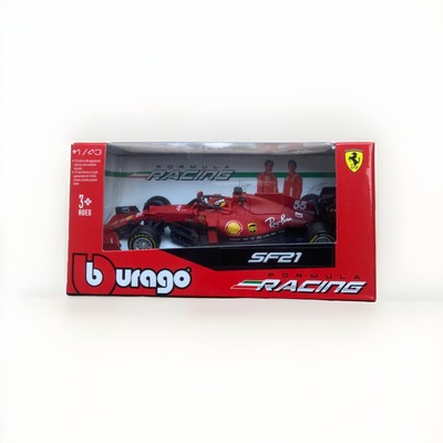 Burago F1 1:43 Scuderia Ferrari F1 Team SF21 Carlos Sainz #55 Formula 1 Racing