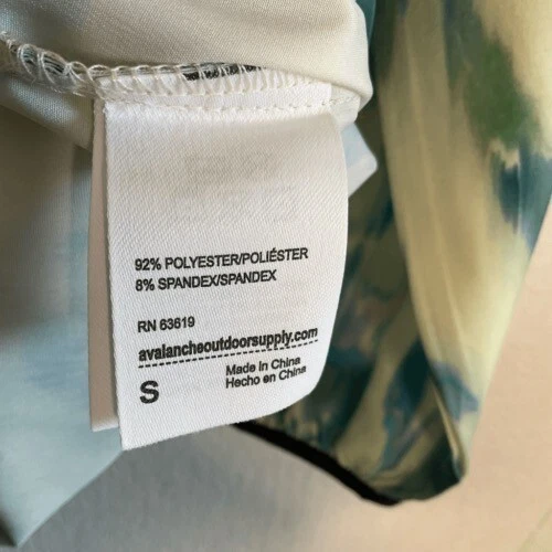 Chaqueta de exterior resistente al agua Avalanche Ripstop 1/4 cremallera para hombre talla S verde nueva sin etiquetas Foto 3 de 4