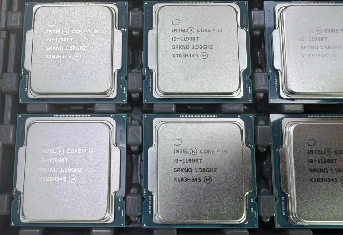 Intel Core i9-11900T LGA 1200 CPU 動作品 Intel Core I9-11900T 1.5GHz-4.80GHz SRKNQ FCLGA1200 CPU processor