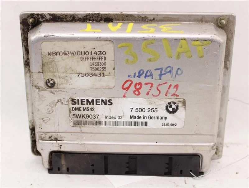 ORDENADOR ECM ECU BMW 528I 1998 99 00 7500255 987512 Foto 2 de 4