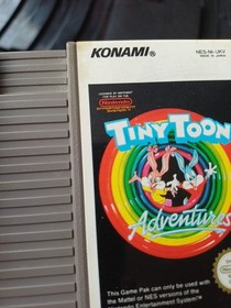 Tiny Toon Adventures Nintendo Nes Cart And Sleeve 1985 Pal
