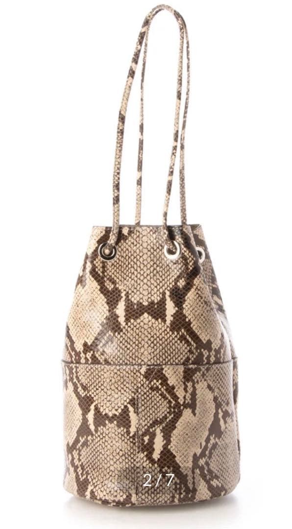 Marco Masi Python Pattern Tote Bag 2Way Shoulder … - image 1