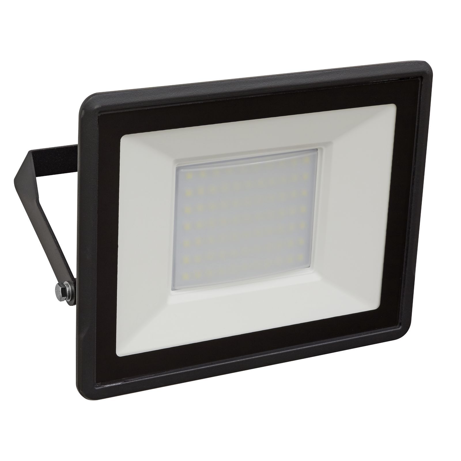 Sealey Extra Slim Floodlight With Wall Bracket 50W SMD LED 230V - LED113
