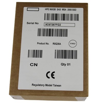 New HPE MSA 2040 2050 R0Q35A P13010-001 2.5  960GB SAS 12G RI SFF SSD